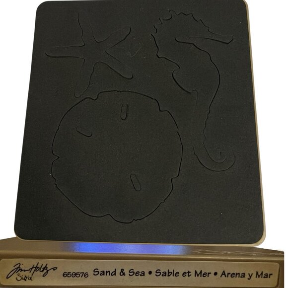 Sizzix Bigz Die Tim Holtz Alterations Sand & Sea #659576 Retired - Picture 1 of 3